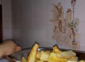 Una foto de Papas al horno PASADAS POR HARINA