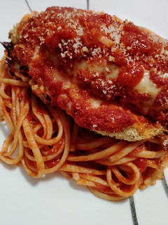A picture of Weeknight chicken parm.