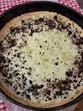 Crostata alla crema con cuore di mela
