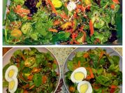 A picture of proteins for salad