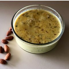 A picture of Basundi/Rabdi (Milk dessert).
