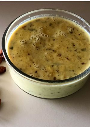 A picture of Basundi/Rabdi (Milk dessert).