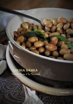 Une photo de Loubia Hamra, haricots coco à la marocaine