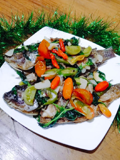 Foto resep Ikan nila oseng kemangi