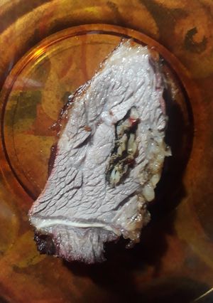Una foto de Colita de cuadril mechada al horno