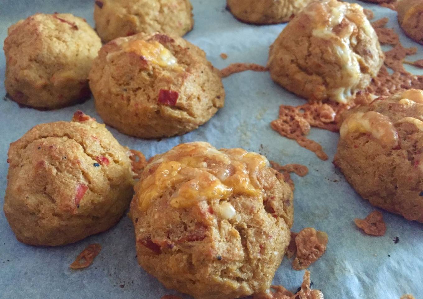 Albóndigas de coliflor y atún al horno