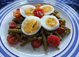 Foto di Insalata di fagiolini e uova sode