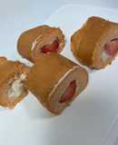 Air Fryer Cake Roll (with Homemade Whipped Cream)