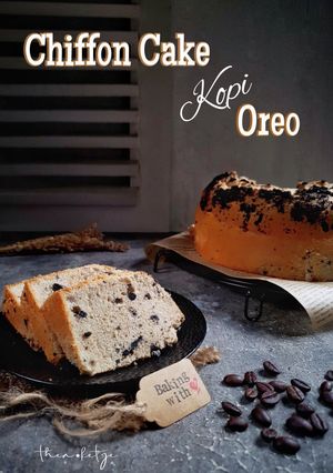 Foto resep Chiffon Cake Kopi Oreo