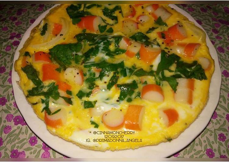 Easiest Way to Prepare Quick Kani (Imitation Crab) Omelet