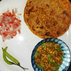 Sprouted Masala Moong A picture of Sprouted Masala Moong.
