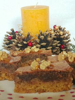 Adventi diós szelet 🎄 recept fotója