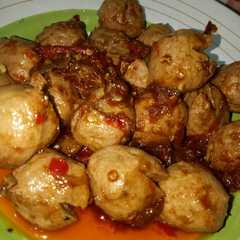 รูปของ Bakso goreng pedass