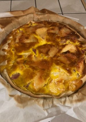 Une photo de Quiche jambon boursin