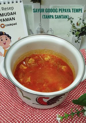 Foto resep Sayur Godog Pepaya Tempe (Tanpa Santan)