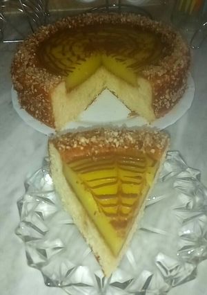 صورة لوصفة كيكة المول العجيب بكريمة الليمون 😋😋😋😋