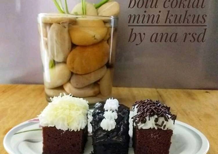 Bolu coklat mini kukus