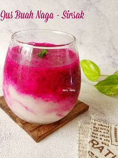 Foto resep Jus Buah Naga Sirsak