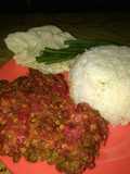 Ayam geprek sambal judes