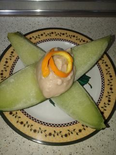 Una foto de Sorbete melón cremoso MC