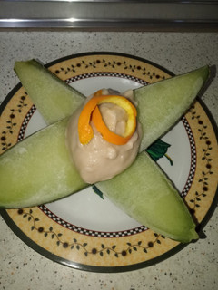 Una foto de Sorbete melón cremoso MC