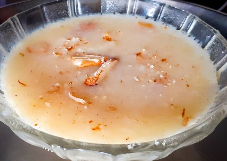 Recipe of Homemade Pal payasam