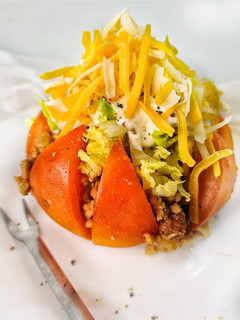Una foto de Tomate rellenos de carne picada