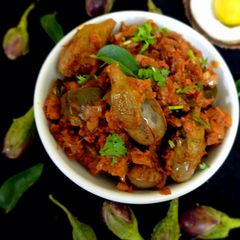 A picture of Thorny baby brinjal thokku.