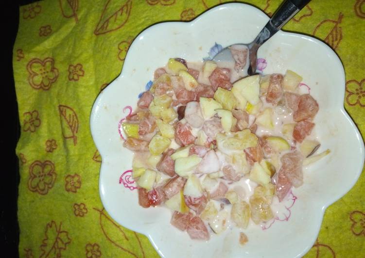 How to Make Quick Mixed fruit salad