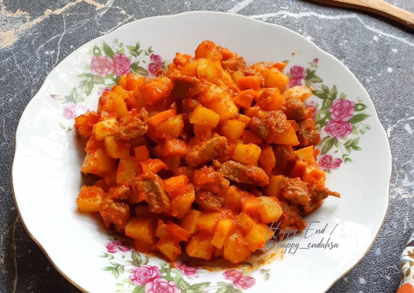 Sambal Goreng Daging Kentang