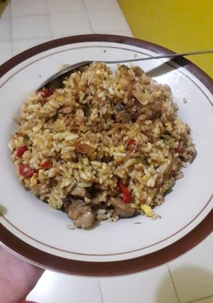 Foto resep Nasi goreng kare kambing ala momy kia