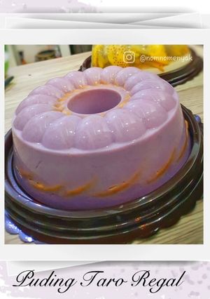 Foto resep Puding Taro Regal