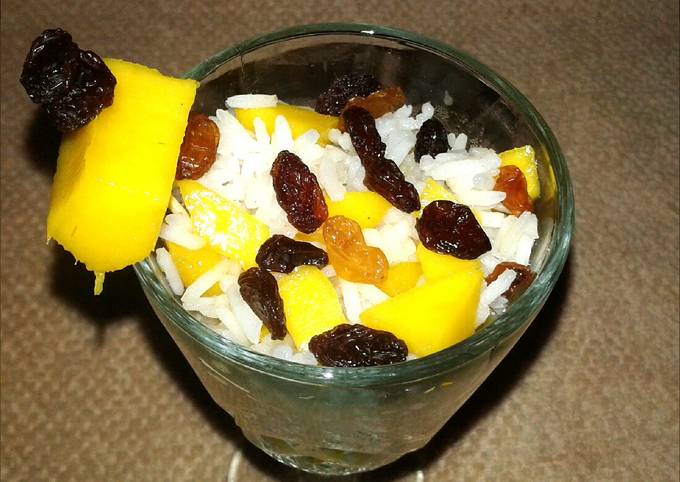 Mango Rice Pudding