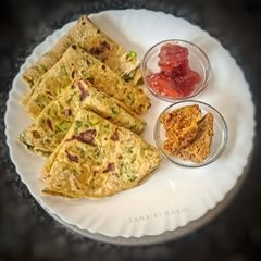 A picture of Methi Paratha.