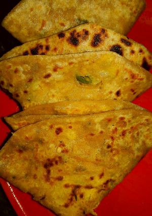 A picture of Stuffed daal paratha.