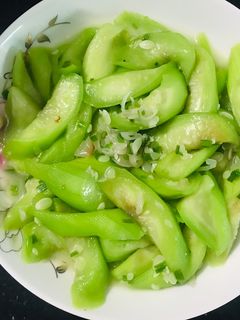 Hình của món Mướp hương xào.