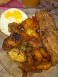 Tapa de asado a las verduras