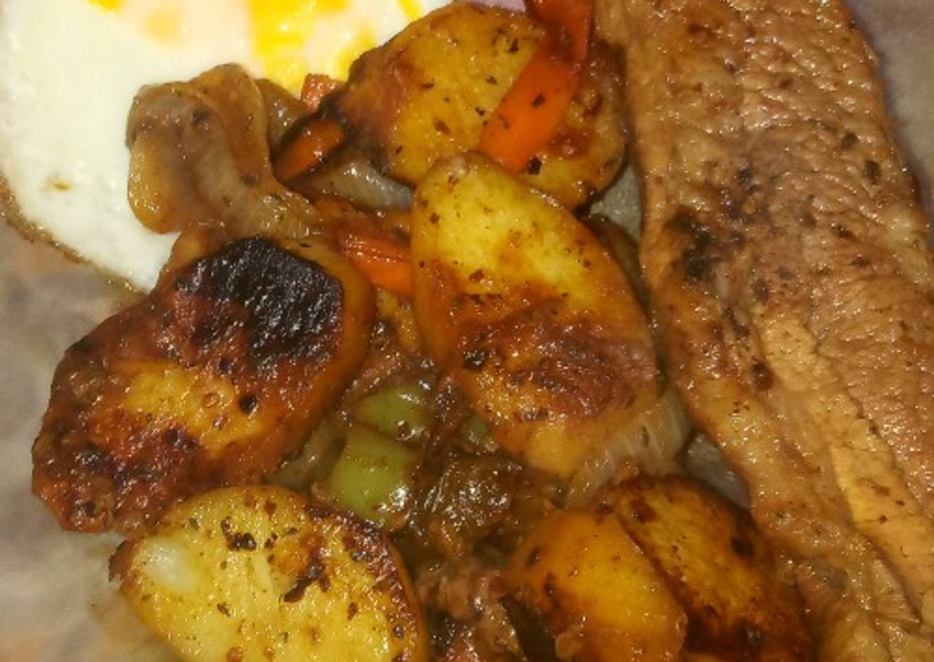 Tapa de asado a las verduras