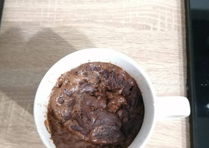 Recipe of Mugcake cacao et banane vegan