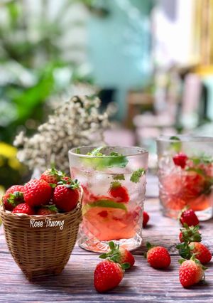 Hình của món Mojito Dâu.