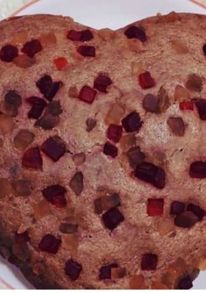 एगलेस टूटी फ्रूटी पार्ले जी बिस्कुट केक (eggless tutti frutti parle G biscuit cake recipe in Hindi) रेसिपी मुख्य फोटो