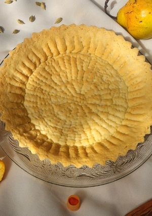 Una foto de 🥮 Masa para tarta dulce, suave y delicada, se desarma en el paladar 🥮