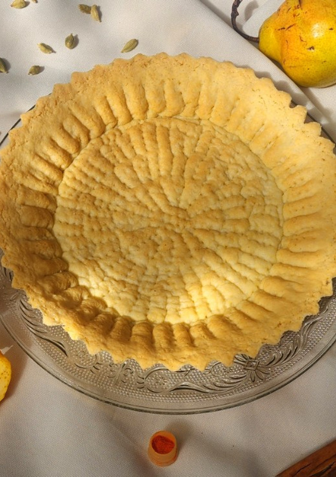 Una foto de 🥮 Masa para tarta dulce, suave y delicada, se desarma en el paladar 🥮