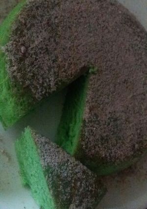 Foto resep Bolu kukus pandan topping cinnamon sugar