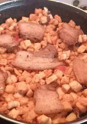 Una foto de Migas extremeñas por el chef David