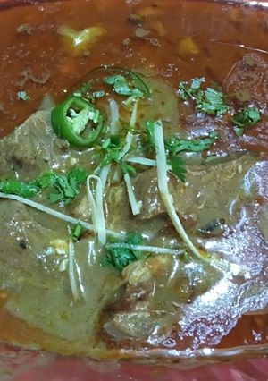 A picture of Mutton Nihari.