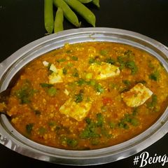 Matar-Paneer Subzi A picture of Matar-Paneer Subzi.