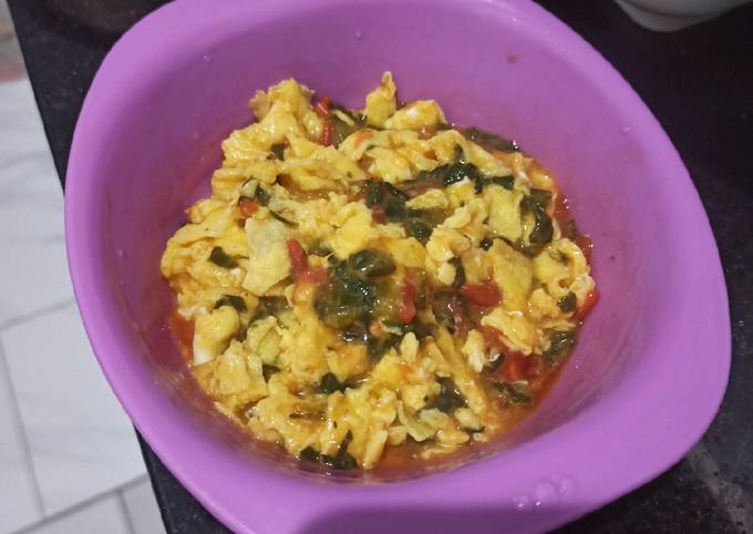 Scrambled Egg and Tomato (MPASI 11M)