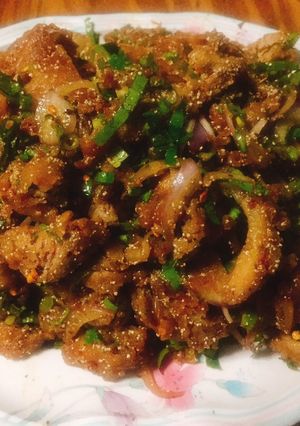 รูปของ ยำหมูทอดแซ่บ #มือใหม่หัดทำ
