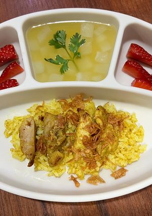 รูปของ ข้าวหมกไก่ สำหรับเด็ก blw